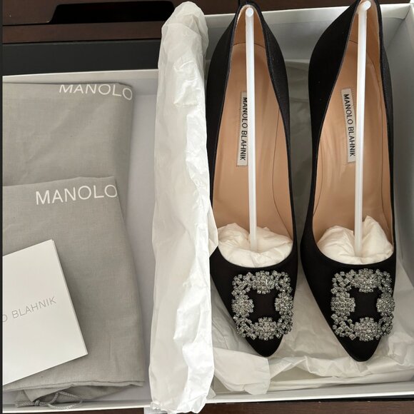 (Sold elsewhere) Manolo Blahnik Hangisi Pumps - Picture 1 of 5